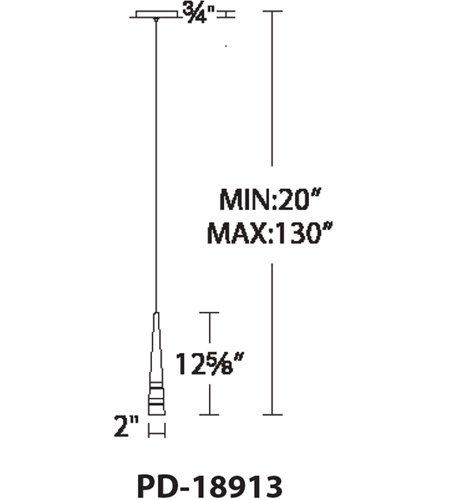 WAC Lightingۥڥȥ󥰥饤ȡTwinkle-Twinkle1L51W51H320-3302mm