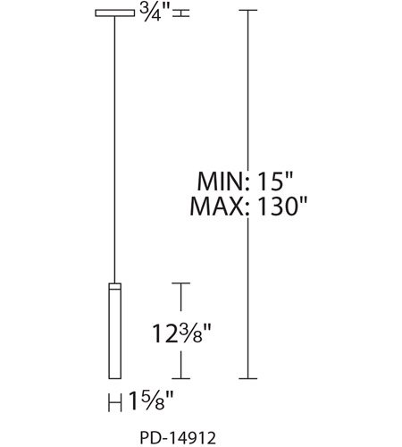 WAC Lightingۥڥȥ󥰥饤ȡTenor1L41W41H314-3302mm