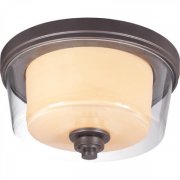 【NUVO】アメリカ・シェードシーリングライト「DECKER」2灯（W330×H180mm）