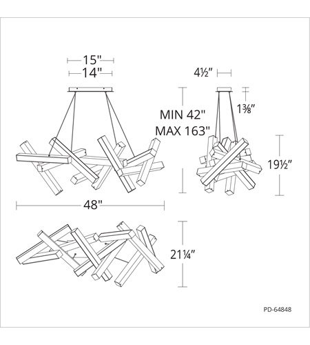 Modern FormsۥꥫǥChaosLED  Ĥäߥ˥W540D1220H500mm