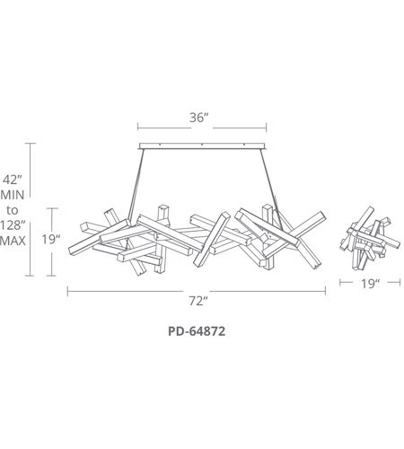 Modern FormsۥꥫǥChaosLED  Ĥäߥ˥W1830D480H480mm