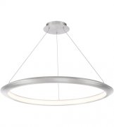 【Modern Forms】アメリカ・デザイン照明「The Ring」LED   ブラッシュドアルミニウム（W910×D910×H50mm）