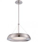 【Modern Forms】アメリカ・デザイン照明「Soleil」LED   ブラッシュドニッケル（Φ460×H300mm）