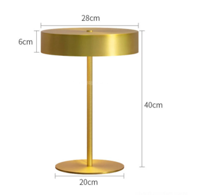 【2台在庫有！】デザイン照明 テーブルライト ゴールド（Φ280×H400mm）