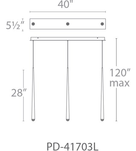 Modern Formsۥꥫǥ ڥȥ饤ȡCascadeסLED   ݥå˥å 3W139D1016H711mm