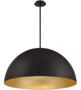 【Modern Forms】アメリカ・デザイン照明 ペンダントライト「Yolo」LED　ブラックゴールドリーフ（W901×D901×H460mm）