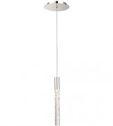 【Modern Forms】アメリカ・デザイン照明 ペンダントライト「Magic」LED ポリッシュニッケル 1灯（Φ165×H299mm）