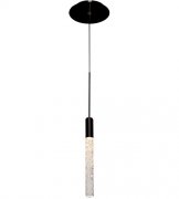 【Modern Forms】アメリカ・デザイン照明 ペンダントライト「Magic」LED ブラック 1灯（Φ165×H299mm）