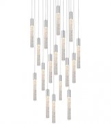 【Modern Forms】アメリカ・デザイン照明 ペンダントライト「Magic」LED ポリッシュニッケル 15灯（Φ584×H299mm）