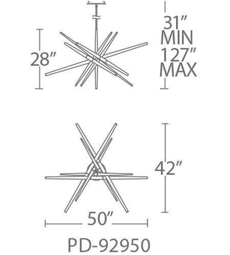 Modern Formsۥꥫǥ ڥȥ饤ȡStormyLED ݥåɥ˥åW1219D1061H711mm