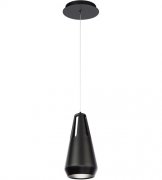 【Modern Forms】アメリカ・デザイン照明 ペンダントライト「Ingot」LED ブラック（Φ152×H254mm）