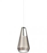 【Modern Forms】アメリカ・デザイン照明 ペンダントライト「Ingot」LED ブラッシュドニッケル（Φ152×H254mm）