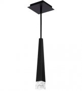【Modern Forms】アメリカ・デザイン照明 ペンダントライト「Harper」LED ブラック（W50×D50×H355mm）