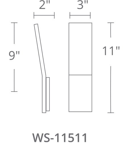 Modern Formsۥꥫǥ 饤ȡBlade LED  ֥åW76D50H279mm