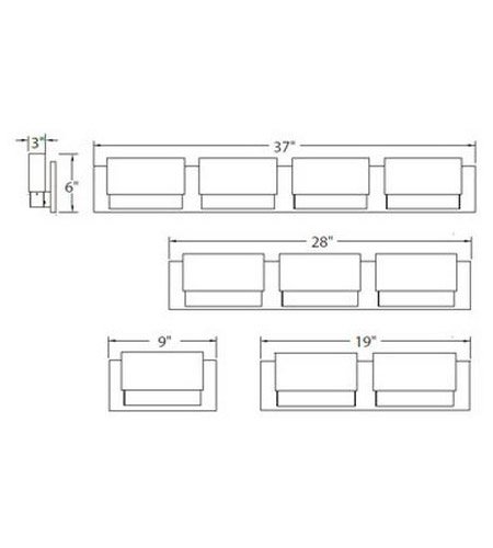 Modern Formsۥꥫǥ 饤ȡGlacier LED  W228D76H152mm