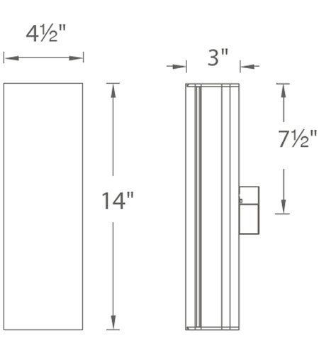 Modern Formsۥꥫǥ 饤ȡI-Beam LED  ֥åɥߥ˥W76D114H355mm