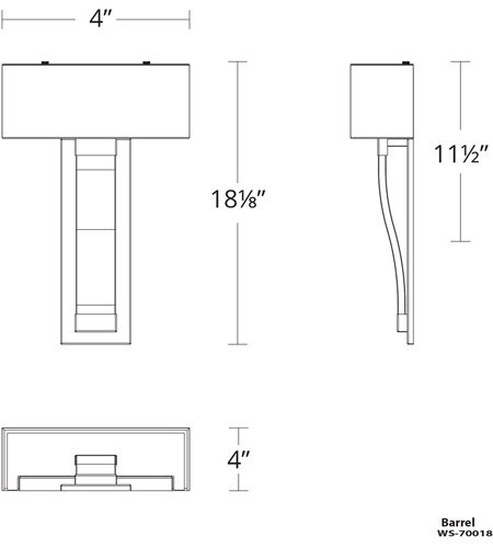 Modern Formsۥꥫǥ 饤ȡDiplomat LED  ɥ֥饹W304D101H460mm