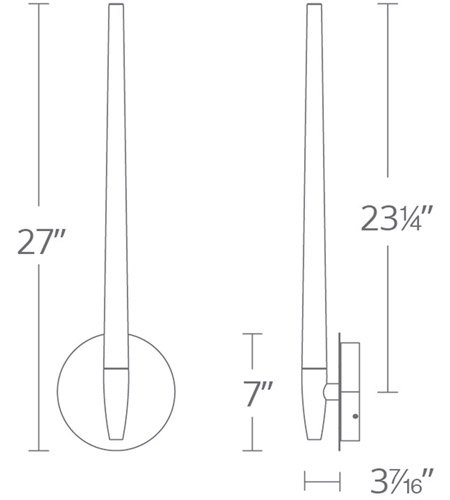 Modern Formsۥꥫǥ 饤ȡStormy LED  ɥ֥饹W179D87H684mm