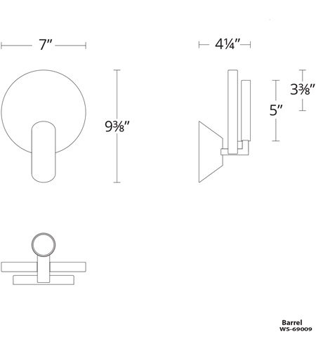 Modern Formsۥꥫǥ 饤ȡOracle LED  ƥ˥åW177D111H238mm