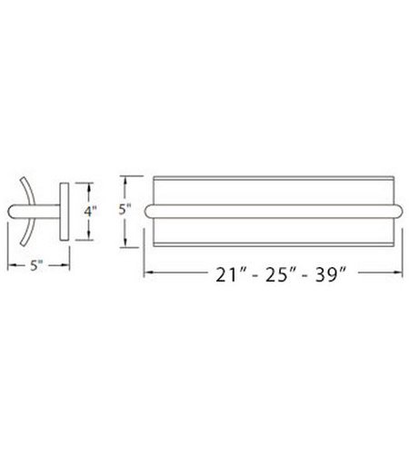 Modern Formsۥꥫǥ 饤ȡVetri LED  ֥åɥߥ˥W685D127H127mm