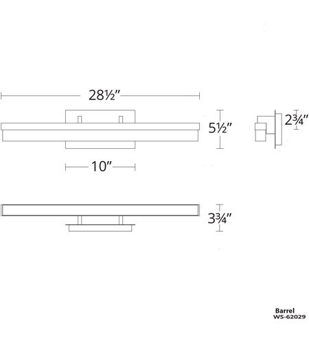 Modern Formsۥꥫǥ 饤ȡMinx LED  ɥ֥饹W723D96H139mm