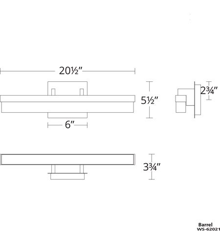 Modern Formsۥꥫǥ 饤ȡMinx LED  ɥ֥饹W520D96H139mm