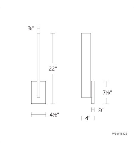 Modern Formsۥꥫ ǥ  סMako LED  ֥åɥߥ˥W114D101H558mm