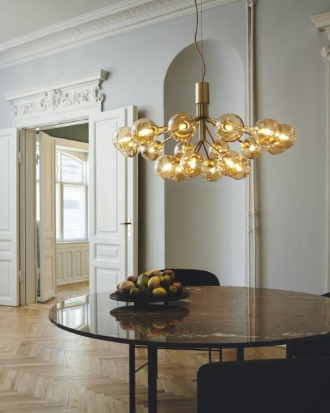 NuuraۡApiales 18 pendant, brushed brass - goldץǥ 18֥åɥ֥饹 -  (890H480mm)