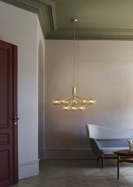 NuuraۡApiales 18 pendant, brushed brass - goldץǥ 18֥åɥ֥饹 -  (890H480mm)