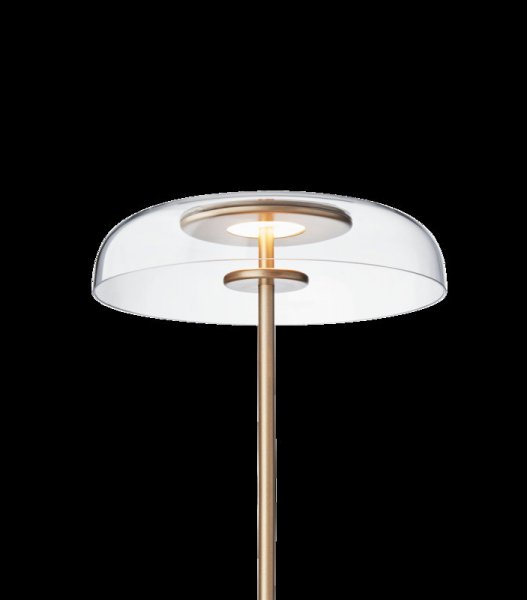 NuuraۡBlossi floor lamp 29 cm, Nordic gold - clearץǥե -ꥢ (290H1200mm)