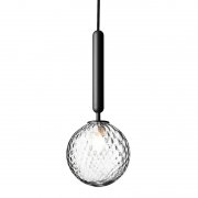 NuuraۡMiira 1 pendant, rock grey - clearץǥڥȥ饤 1å졼-ꥢ(140H345mm)