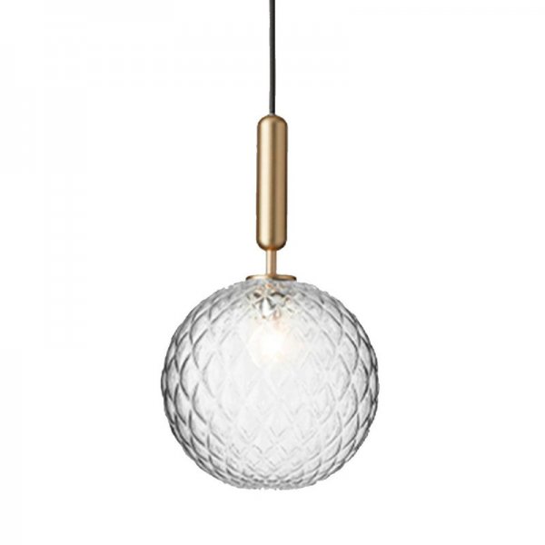 NuuraۡMiira 1 pendant, large, brass - clearץǥڥȥ饤 1顼֥饹-ꥢ(200H353mm)