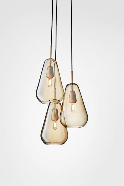 NuuraۡAnoli 3 pendant, goldץǥڥȥ饤 3(350H2500mm)