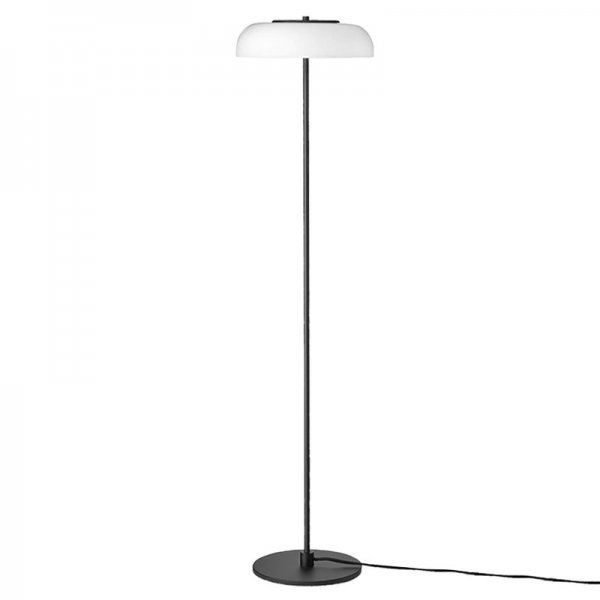 NuuraۡBlossi floor lamp 29 cm, satin black - opal whiteץǥե ƥ֥å-ѡ (290H1200mm)