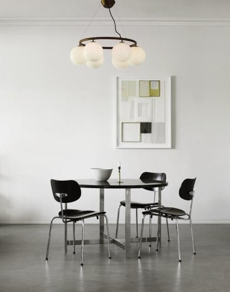 NuuraۡMiira 6 Circular pendant, dark bronze - opal whiteץǥڥȥ饤6 ֥-ѡ(800H200mm)