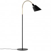 【&Tradition】デンマーク・北欧デザイン照明「Bellevue AJ7 floor lamp」フロアランプ ブラック-ブラス(H1300mm)