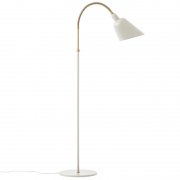 【&Tradition】デンマーク・北欧デザイン照明「Bellevue AJ7 floor lamp」フロアランプ ホワイト-ブラス(H1300mm)