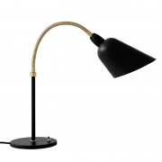【&Tradition】デンマーク・北欧デザイン照明「Bellevue AJ8 table lamp」テーブルランプ ブラック-ブラス(H420mm)