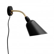 【&Tradition】デンマーク・北欧デザイン照明「Bellevue AJ9 wall lamp」ウォールランプ ブラック-ブラス(H300mm)