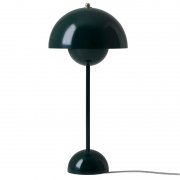 【&Tradition】デンマーク・北欧デザイン照明「Flowerpot VP3 table lamp」テーブルランプ ダークグリーン(Φ230×H500mm)
