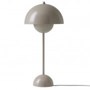 【&Tradition】デンマーク・北欧デザイン照明「Flowerpot VP3 table lamp」テーブルランプ グレーベージュ(Φ230×H500mm)