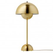 【&Tradition】デンマーク・北欧デザイン照明「Flowerpot VP3 table lamp」テーブルランプ ポリッシュドブラス(Φ230×H500mm)