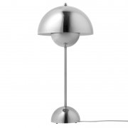【&Tradition】デンマーク・北欧デザイン照明「Flowerpot VP3 table lamp」テーブルランプ ステンレススチール(Φ230×H500mm)