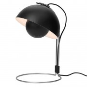 【&Tradition】デンマーク・北欧デザイン照明「Flowerpot VP4 table lamp」テーブルランプ マットブラック（Φ230×H360mm)