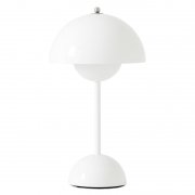 【&Tradition】デンマーク・北欧デザイン照明「Flowerpot VP9 portable table lamp」テーブルランプ ホワイト(Φ160×H295mm)