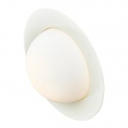 【AGO】「Alley wall lamp, small, egg white」デザイン照明ウォールランプ エッグホワイト(Φ226×H126mm)