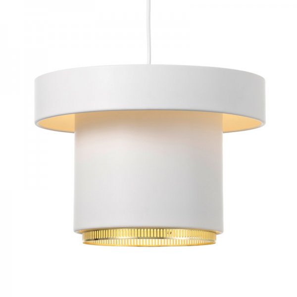 ArtekۡA201 pendant, white - brassץǥڥȥ饤 ۥ磻-֥饹(295H210mm)