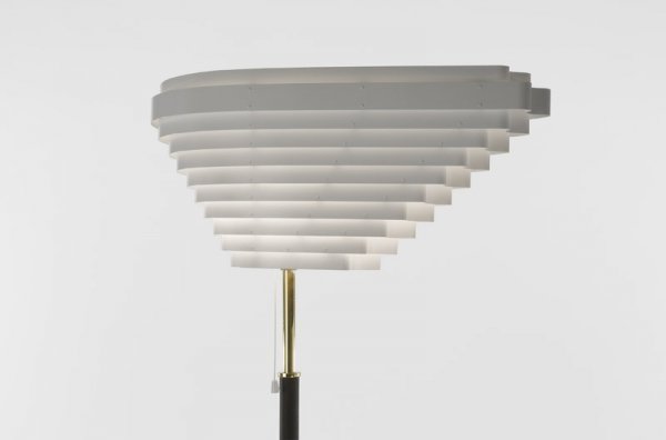 ArtekۡAalto floor lamp A805, polished brassץǥե ݥåɥ֥饹(520H1740mm)