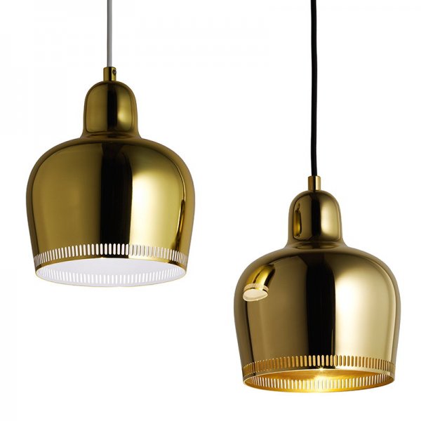 ArtekۡAalto pendant A330S Golden Bell Savoy, brassץǥڥȥ饤 ֥饹(170H200mm)