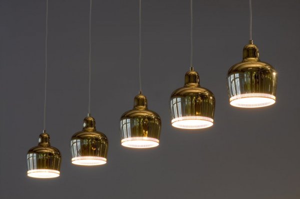 ArtekۡAalto pendant A330S Golden Bell, brassץǥڥȥ饤 ֥饹(170H200mm)